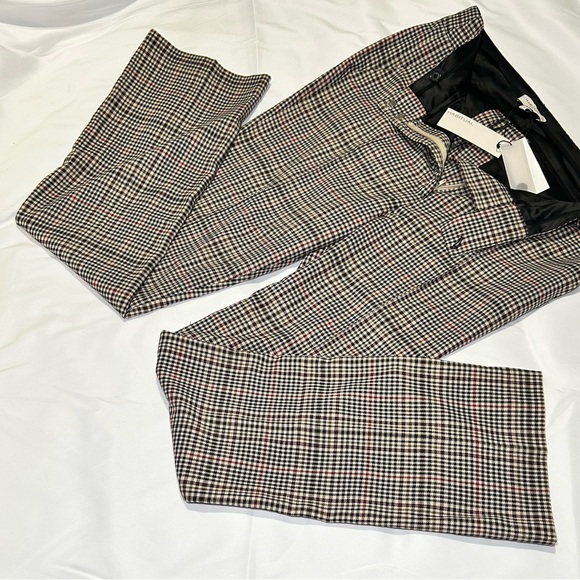 Habitual Theola Plaid Straight-Leg Pants Size 12 color multi - Picture 6 of 12